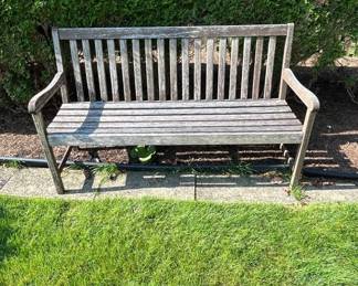 Kingsley Bate Fairfax Teak Outdoor Bench