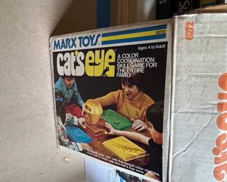 Marx Toys Cats Eye Board Game