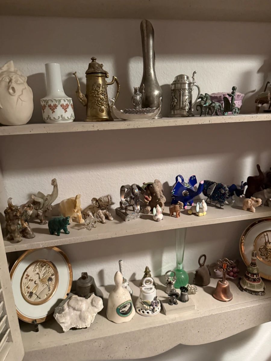 All kinds of collectibles from foreign travels