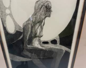 Listed artist print