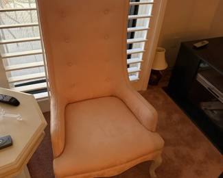 MCM/Hollywood Regency chair - one of a pair