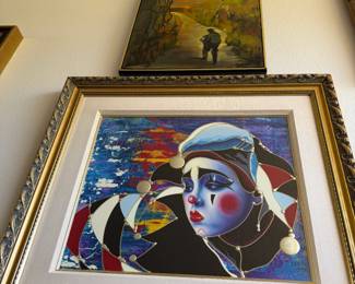 AI Overview        This image appears to show "Wistful Beauty", a limited-edition mixed-media silkscreen by Armenian artist Martiros Manoukian.