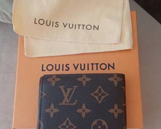 mens Louise Vuitton wallet in box