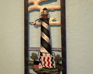 Cape Hatteras Lighthouse Metal Wall Sculpture