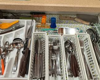 Mixed Stainless Steel Flatware Assortment