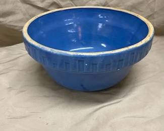 Blue 9" Stoneware Bowl
