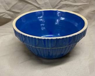 Small Dark Blue Stoneware Bowl