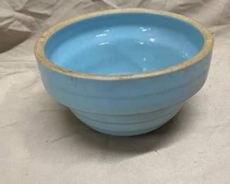 Small Light Blue Stoneware Bowl
