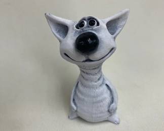 Ceramic Dog Figure 