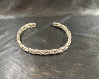 Sterling Cuff Bracelet- 20.2 grams- Navajo 