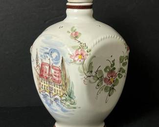 130 handpaintedgermanporcelainliqueurbo