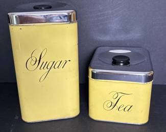 005 vintageyellowmetalsugarandteacanis