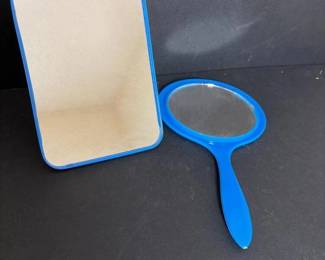 216 pairofblueplasticvanitymirrors