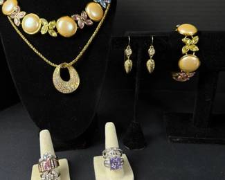 506 monetjewelrysetnecklacebraceletearr