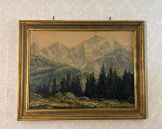 002 37x29framedsignedoilpaintingofju
