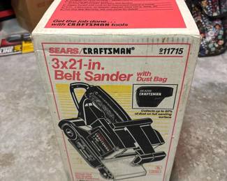 425 craftsman3x21beltsanderwithdustbag