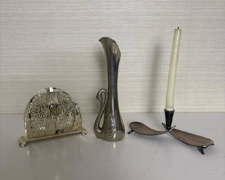 111 vintagemetalcandleholdervasenapkin