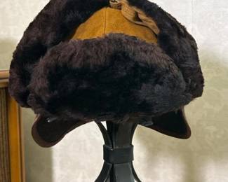 028 northkingbrownshearlingtrapperhat