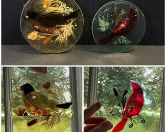 551 pairofvintagebirdsuncatchersgoldfi