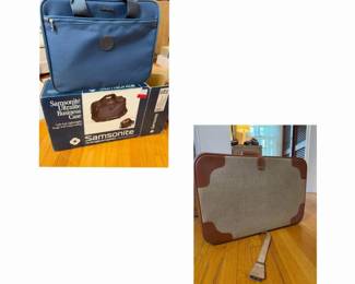214 vintagebeigeplaidhardshellsuitcase