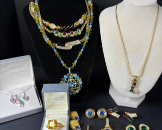 515 assortedcostumeandsterlingjewelryco