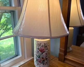 280 floralceramictablelampwithshade