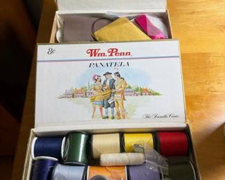 173 twovintagecigarboxeswithsewingsupp