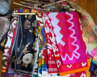 161 assortedcolorfulpatternedscarves