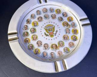 187 vintage1986millerceramicashtraywith