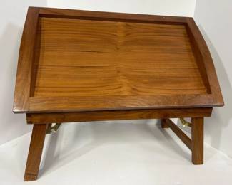 236 foldingwoodenlapdeskbedtrayadjusta