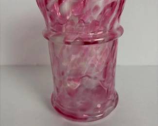 306 pinkopalescentglassvase