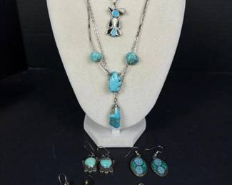 006 turquoisejewelrynecklacesandearrings