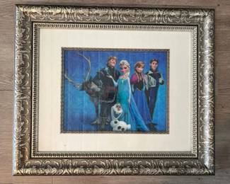 159 frameddisneyfrozenholographicprintf