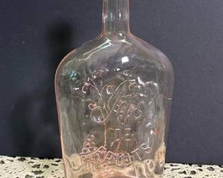 046 jusdefruitsembosseditalianpinkglas