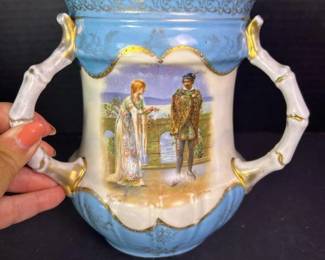 178 vintagehandpaintedporcelainlovingcu