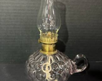 250 vintageeaglebrasspressedglassfinger