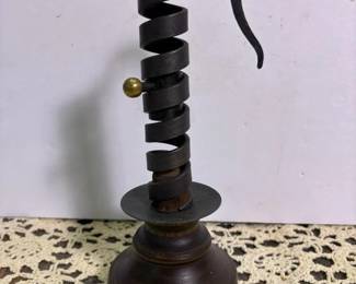 389 vintageironspiralbettylampcandleho