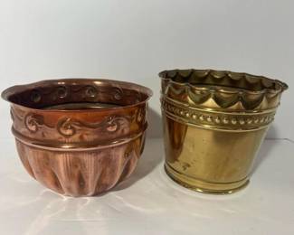 248 copperbrassdecorativeplanters