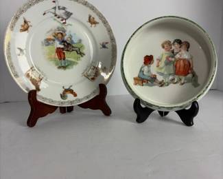 296 bavarianchildsplateandabcbowlset