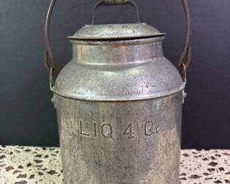 404 vintagemetal4quartliquidmilkcan