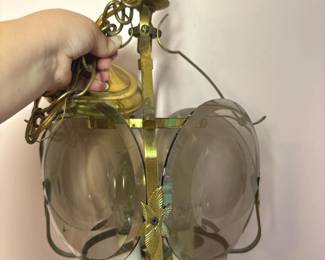 215 vintagemetalandglasshanginglantern