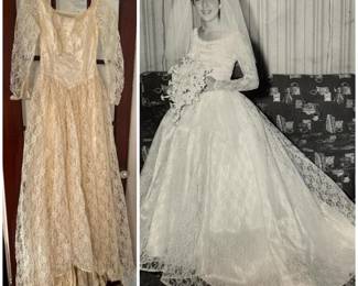 063 vintageivorylacelongsleeveweddingd