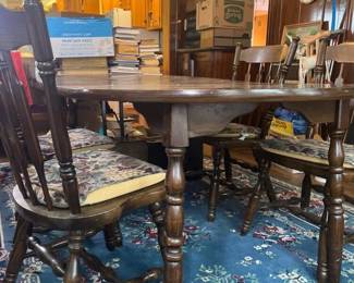 265 diningtableandchairswithleavesand
