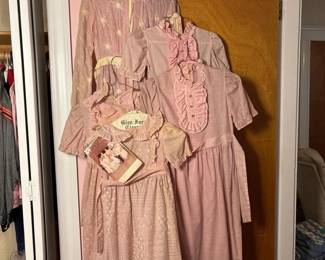 251 fivevintagepinkruffledandembroidere