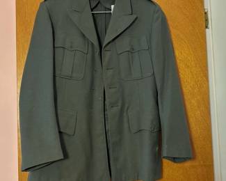245 vintagemilitarystylegreendressjacke