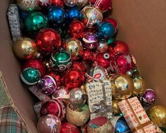 309 lotofvintageglasschristmasornaments