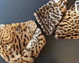 248 vintagespottedfurcollarandmatching