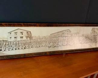 190 panoramicframedmilitarygroupphotogra