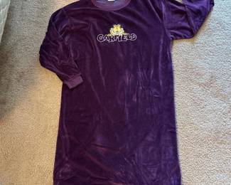 246 garfieldpurpleveloursweatshirtdress