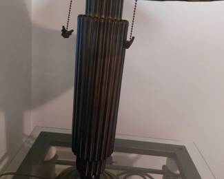 Metal base of the tiffany lamp